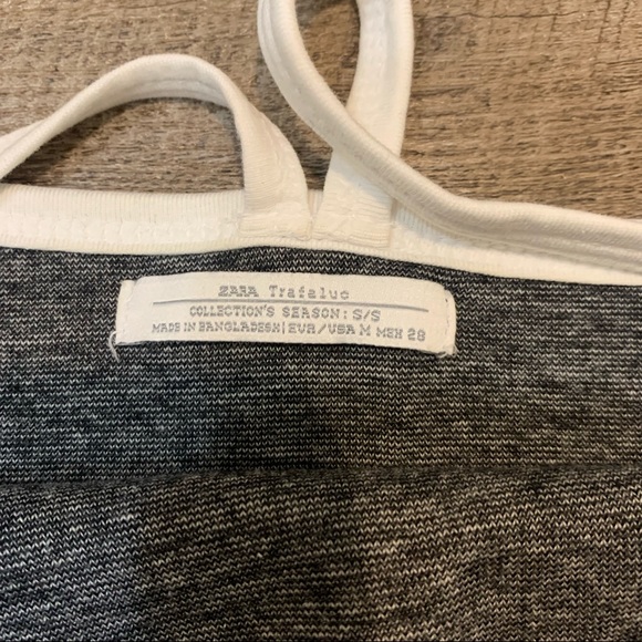 Zara Grey Crop Tank - Picture 3 of 3
